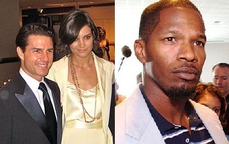 Tom Cruise Katie Holmes Jamie Foxx
